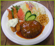 洋食屋でのプレート例2